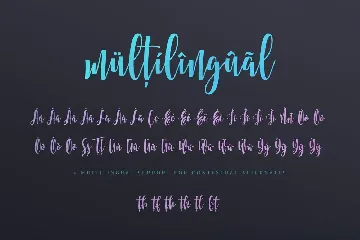 Multiberry - Script Font