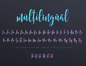 Multiberry - Script Font