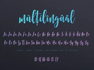 Multiberry - Script Font