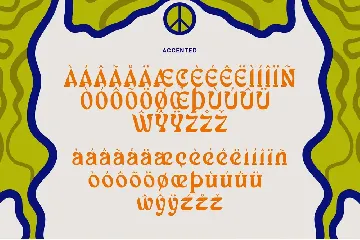 Retrostic Humming - Hippie Style font