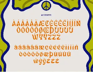 Retrostic Humming - Hippie Style font