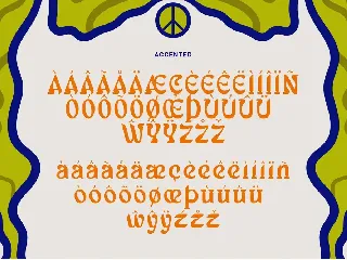 Retrostic Humming - Hippie Style font