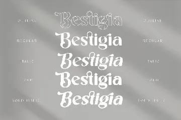 Bestigia - Elegant Sans Serif font