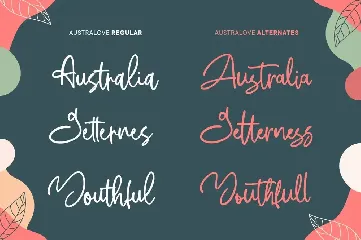 Australove font