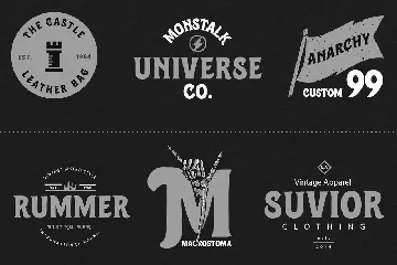 Monstalk Handlettered Vintage Display Serif font