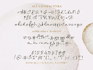 Alessia Harvey - Signature Font