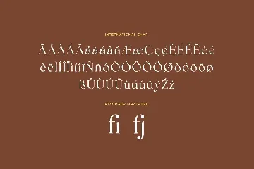 Polluxie Feminine Serif Font