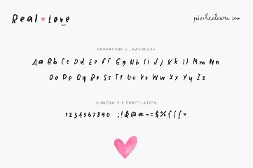 Real Love Handwritten Font