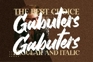 Gabuters Brush Font