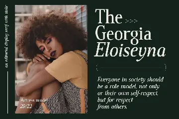 Geffroy Eleonora - A Nostalgic Serif font