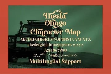 The Thesla Ohago Serif font