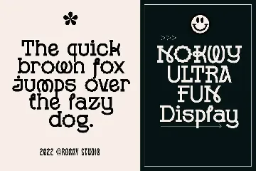 Nokwy - Ultra Fun Display Font