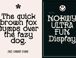 Nokwy - Ultra Fun Display Font