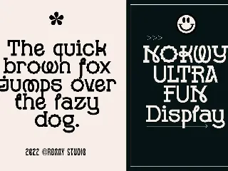 Nokwy - Ultra Fun Display Font