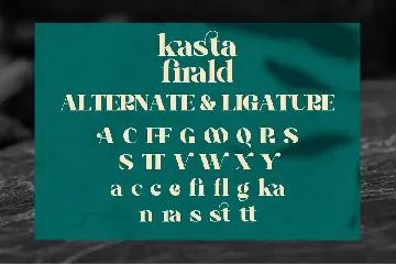 Kasta Firald Serif font