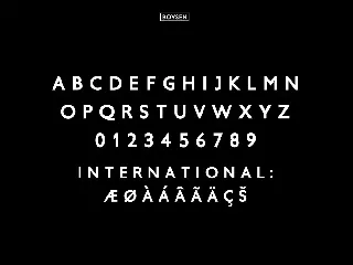 Boysen font