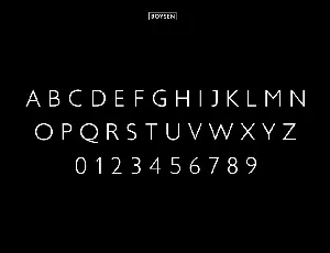 Boysen font