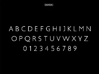 Boysen font