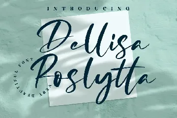 Dellisa Roslytta Script font