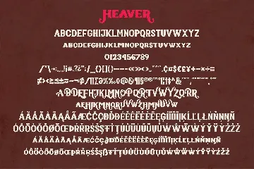 Poptis & Heaver font