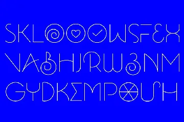 Sklow font