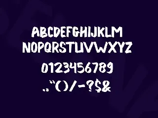 Selena Brush font