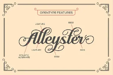 Alleyster font