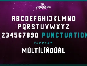 Stranger Font Duo + Extras