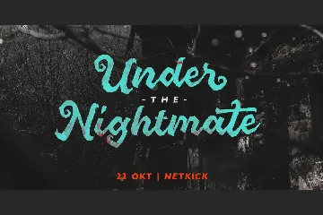 Monsteria Spooky Script font