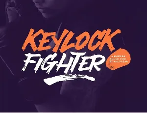 Keylock Fighter font