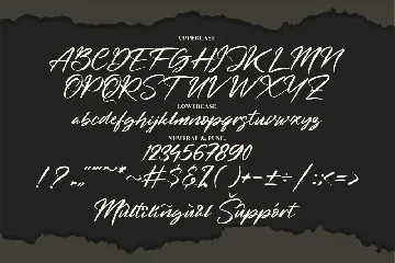 Beternite Limited Signature font