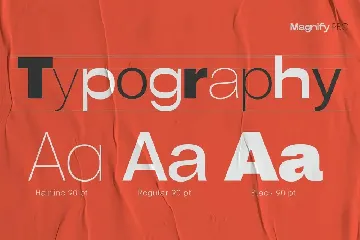 Magnify Pro font