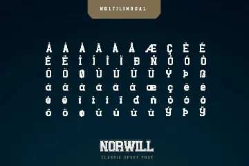 Norwill-Sport Font