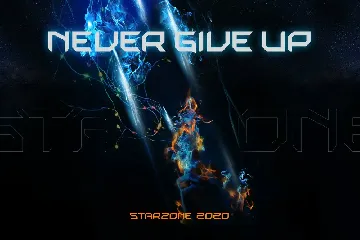 Starzone - SciFi Game Font