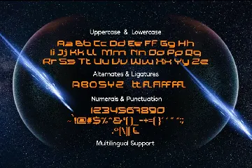 Starzone - SciFi Game Font