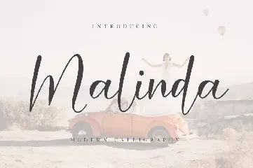 Malinda -  Wedding Font