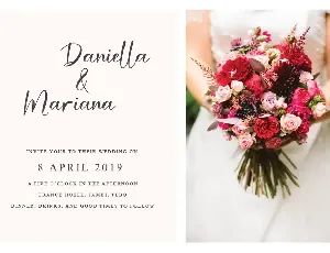 Malinda -  Wedding Font