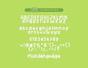 Green Smile font