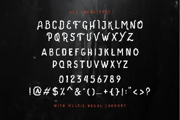 Creeplens - Creepy Typeface font