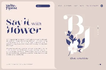 Belle Story - beauty serif family font