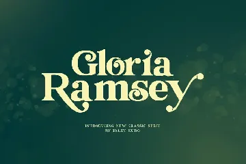 Gloria Ramsey font