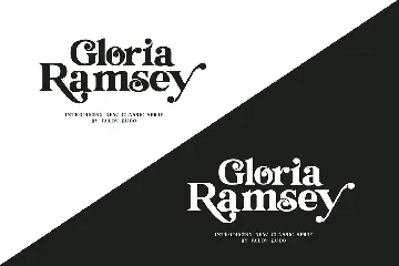 Gloria Ramsey font