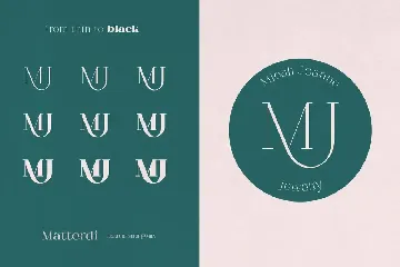 Matterdi - Hi-Fashion Ligature font